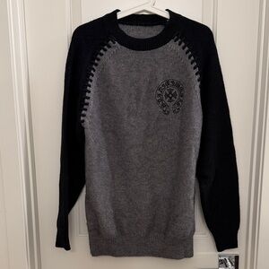 Black and Gray Men's Sweater